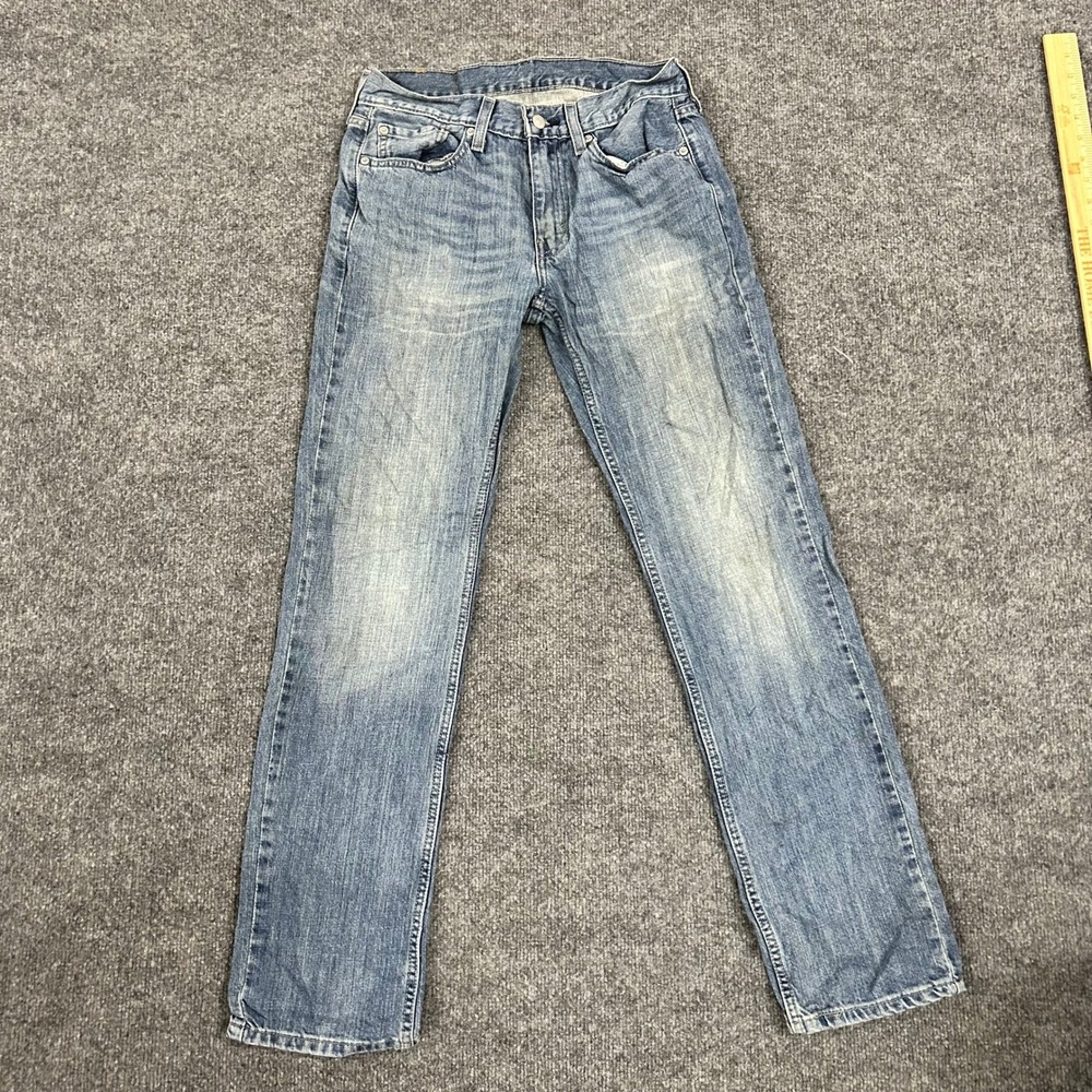 Levis Jeans Mens Size 29x32 514 Straight Fit Blue Denim Medium Wash Casual Pants